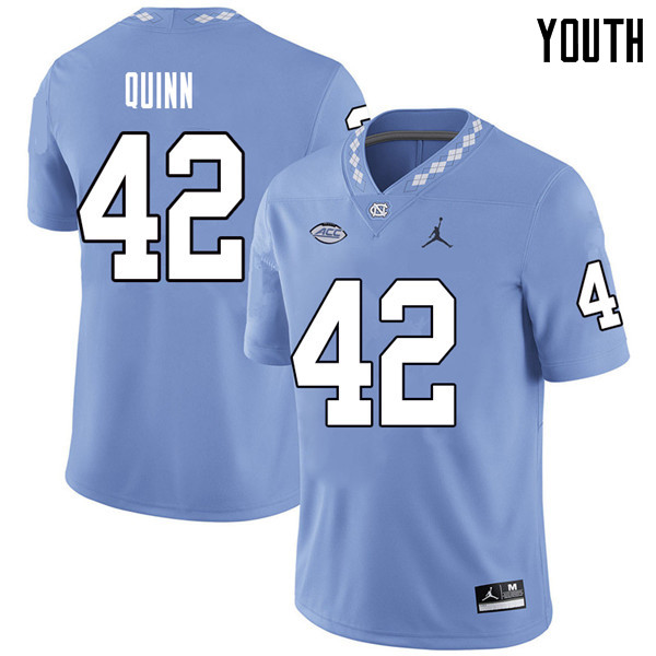 Jordan Brand Youth #42 Robert Quinn North Carolina Tar Heels College Football Jerseys Sale-Carolina